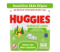Huggies Natural Care Baby Wipes Fragrance Free Refill 168 CT