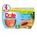 Dole Fruit Bowls Tropical Fruit 4oz. EA 4CT 16oz PKG