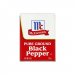 McCormick Black Pepper, Ground 4oz. Can