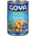 Goya Chick Peas Garbanzos Low Sodium 15.5 Oz Can  