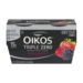 Dannon OIkos Triple Zero Blended Greek Yogurt Mixed Berry 4PK 5.3oz EA