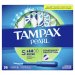 Tampax Pearl Tampons Super Absorbency w Plastic Applicator Unscented 36CT