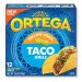 Ortega Taco Shells Hard 12CT 5.8oz PKG