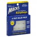 Mack's Pillow Soft Earplugs 6 Pair Value Pack