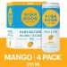 High Noon Mango Vodka Hard Seltzer 4pk 355ml Cans